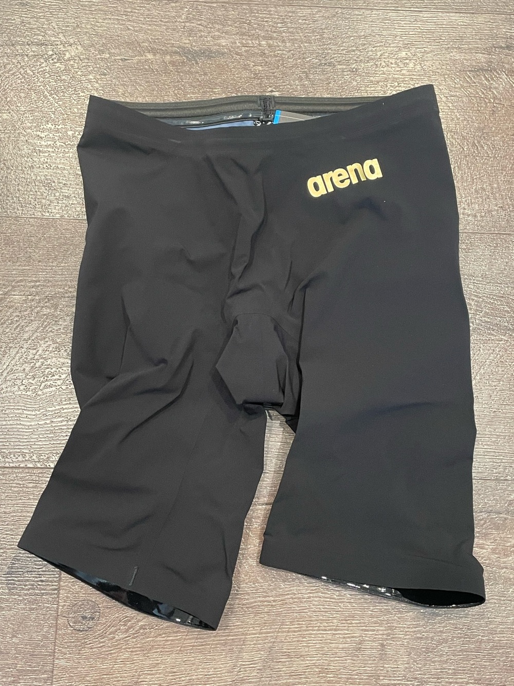 Arena Men’s Black/Gold Powerskin Carbon Air2 Jammer Racing Suit Size 30 NIB